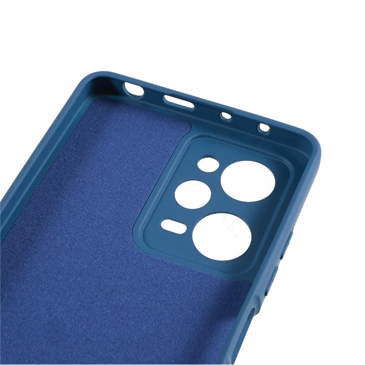 TPU Phone Case for Xiaomi Poco X5 Pro 5G / Redmi Note 12 Pro Speed 5G , 2.0mm Thick Liquid Silicone Arc Edge Cover