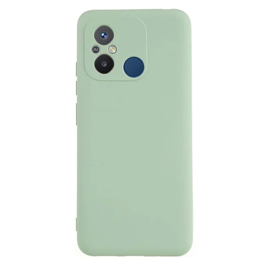 Cell Phone Case for Xiaomi Redmi 12C 4G Liquid Silicone TPU 2.0mm Thick Arc Edge Phone Cover