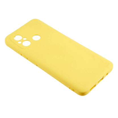 Cell Phone Case for Xiaomi Redmi 12C 4G Liquid Silicone TPU 2.0mm Thick Arc Edge Phone Cover