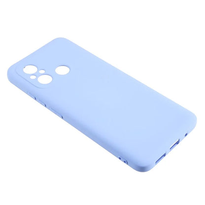 Cell Phone Case for Xiaomi Redmi 12C 4G Liquid Silicone TPU 2.0mm Thick Arc Edge Phone Cover