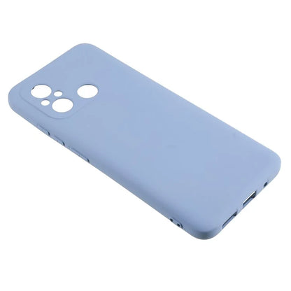 Cell Phone Case for Xiaomi Redmi 12C 4G Liquid Silicone TPU 2.0mm Thick Arc Edge Phone Cover