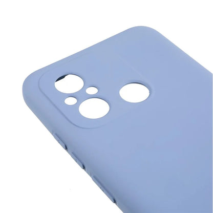 Cell Phone Case for Xiaomi Redmi 12C 4G Liquid Silicone TPU 2.0mm Thick Arc Edge Phone Cover