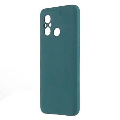 Cell Phone Case for Xiaomi Redmi 12C 4G Liquid Silicone TPU 2.0mm Thick Arc Edge Phone Cover