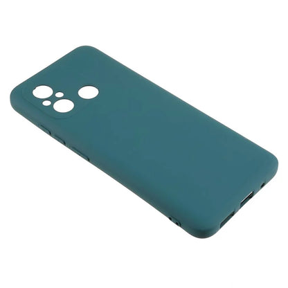 Cell Phone Case for Xiaomi Redmi 12C 4G Liquid Silicone TPU 2.0mm Thick Arc Edge Phone Cover