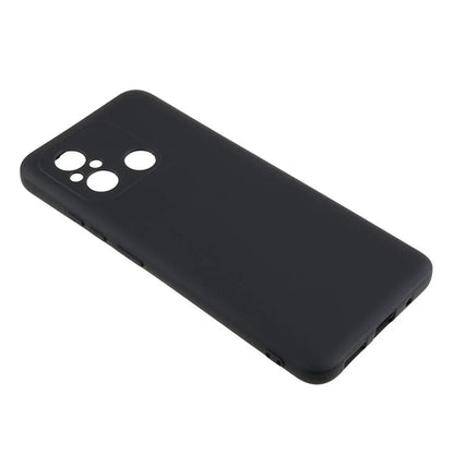 Cell Phone Case for Xiaomi Redmi 12C 4G Liquid Silicone TPU 2.0mm Thick Arc Edge Phone Cover