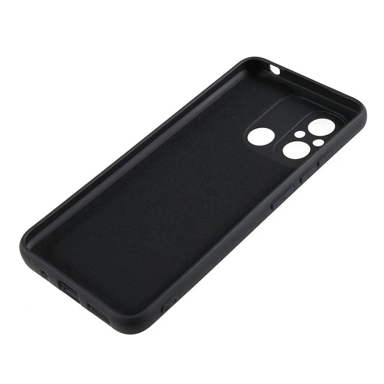 Cell Phone Case for Xiaomi Redmi 12C 4G Liquid Silicone TPU 2.0mm Thick Arc Edge Phone Cover
