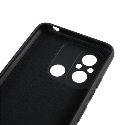 Cell Phone Case for Xiaomi Redmi 12C 4G Liquid Silicone TPU 2.0mm Thick Arc Edge Phone Cover