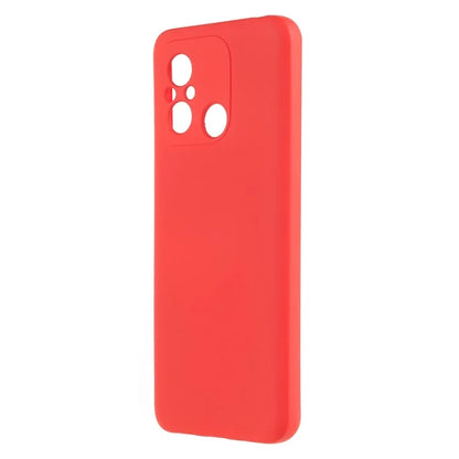 Cell Phone Case for Xiaomi Redmi 12C 4G Liquid Silicone TPU 2.0mm Thick Arc Edge Phone Cover