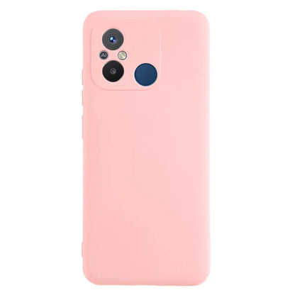 Cell Phone Case for Xiaomi Redmi 12C 4G Liquid Silicone TPU 2.0mm Thick Arc Edge Phone Cover