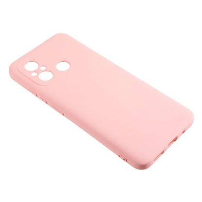 Cell Phone Case for Xiaomi Redmi 12C 4G Liquid Silicone TPU 2.0mm Thick Arc Edge Phone Cover