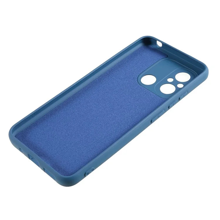 Cell Phone Case for Xiaomi Redmi 12C 4G Liquid Silicone TPU 2.0mm Thick Arc Edge Phone Cover