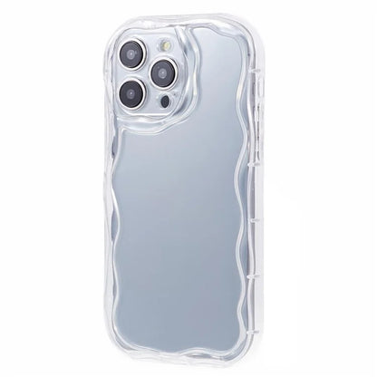 For iPhone 14 Pro Max Back Cover Wave Design Soft TPU Anti-drop Phone Case