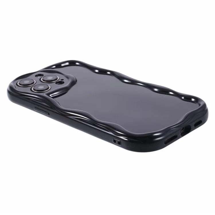 For iPhone 13 Pro Wave Design Soft TPU Cover Drop-proof Phone Case
