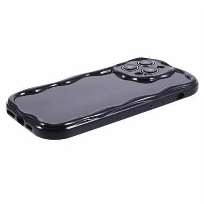 For iPhone 13 Pro Max Protective Cover Wave Design Soft TPU Anti-scratch Phone Case