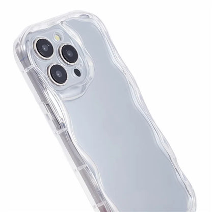 For iPhone 13 Pro Max Protective Cover Wave Design Soft TPU Anti-scratch Phone Case