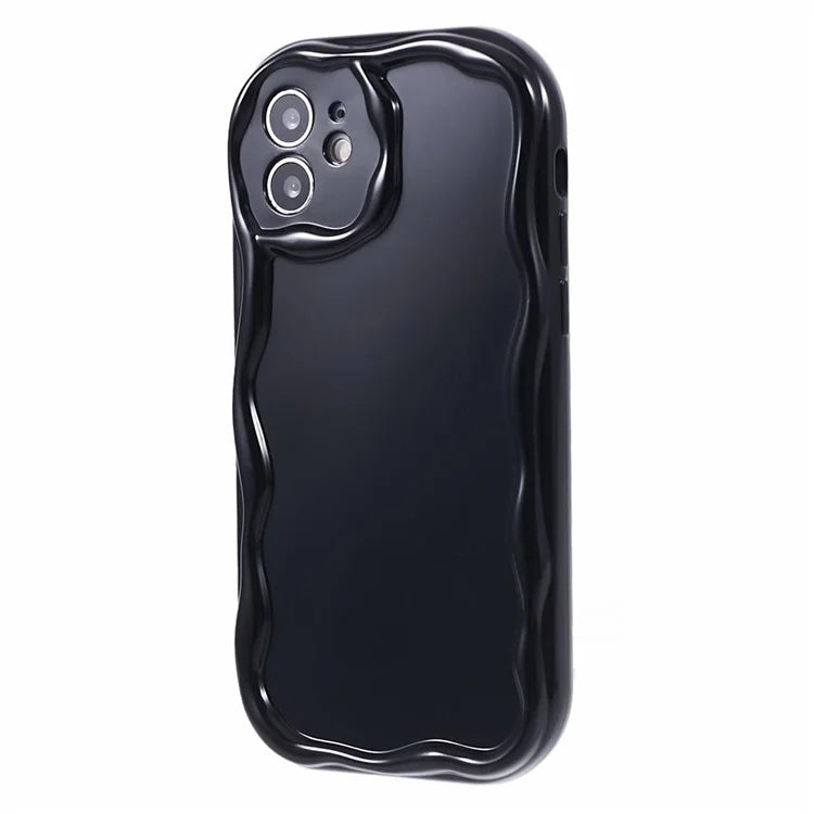 For iPhone 11 Wave Design Soft TPU Mobile Case Shockproof Back Cover