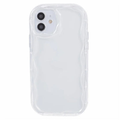 For iPhone 12 Creative Wave Design Shockproof Back Cover TPU Phone Case