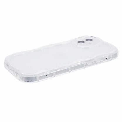 For iPhone 12 Creative Wave Design Shockproof Back Cover TPU Phone Case