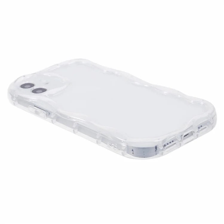 For iPhone 12 Creative Wave Design Shockproof Back Cover TPU Phone Case