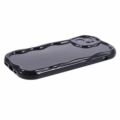 For iPhone 12 Creative Wave Design Shockproof Back Cover TPU Phone Case