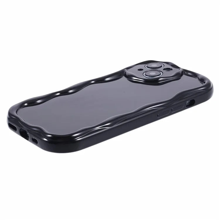 For iPhone 14 Plus Creative Wave Design Drop-proof Cover Soft TPU Phone Case