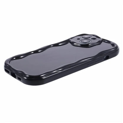 For iPhone 14 Plus Creative Wave Design Drop-proof Cover Soft TPU Phone Case