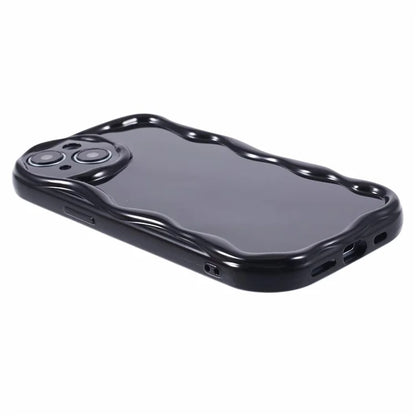 For iPhone 14 Creative Wave Design Soft TPU Phone Case Drop-proof Back Cover