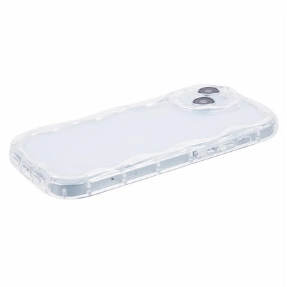 For iPhone 14 Creative Wave Design Soft TPU Phone Case Drop-proof Back Cover