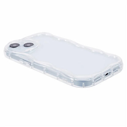 For iPhone 14 Creative Wave Design Soft TPU Phone Case Drop-proof Back Cover