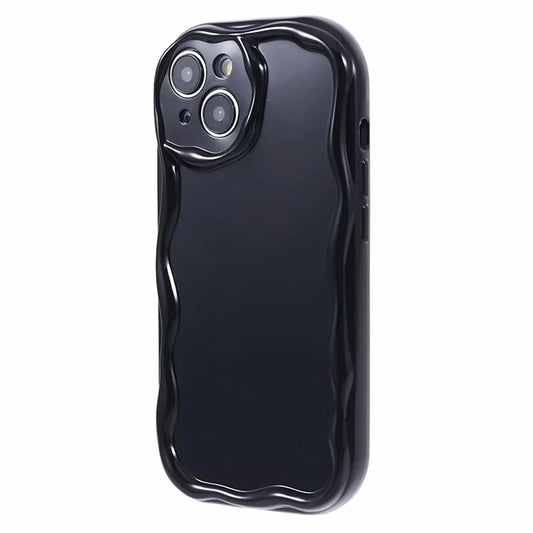 For iPhone 13 Wave Design Soft TPU Mobile Case Anti-drop Protective Cover
