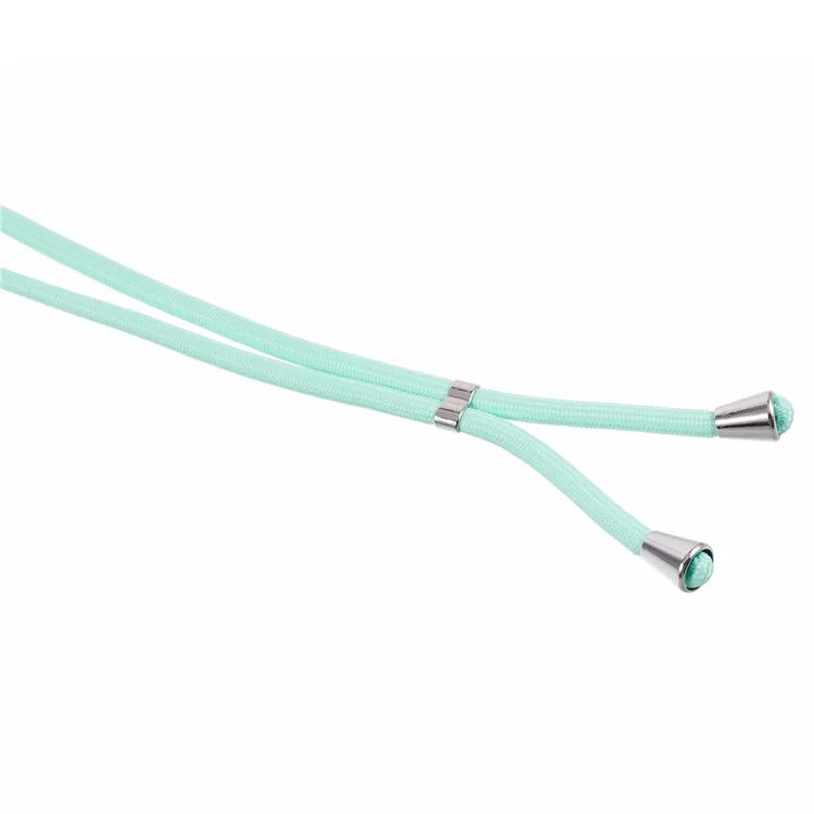 For iPhone 12 Phone Case Rubberized Soft TPU Cover with Long Lanyard