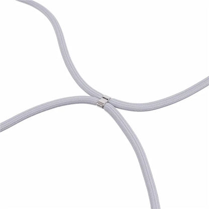 For iPhone 13 Pro Max Case Fiber Lining TPU Cover with Long Lanyard