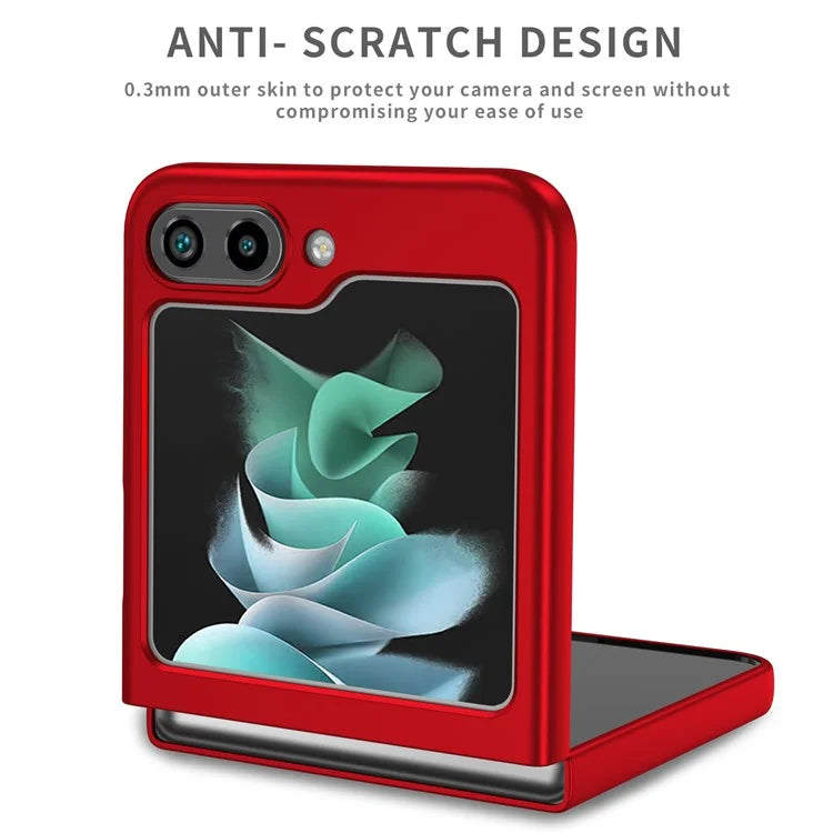 For Samsung Galaxy Z Flip5 5G Hard PC Phone Case Ring Kickstand Cover Support Magnetic Car Mount