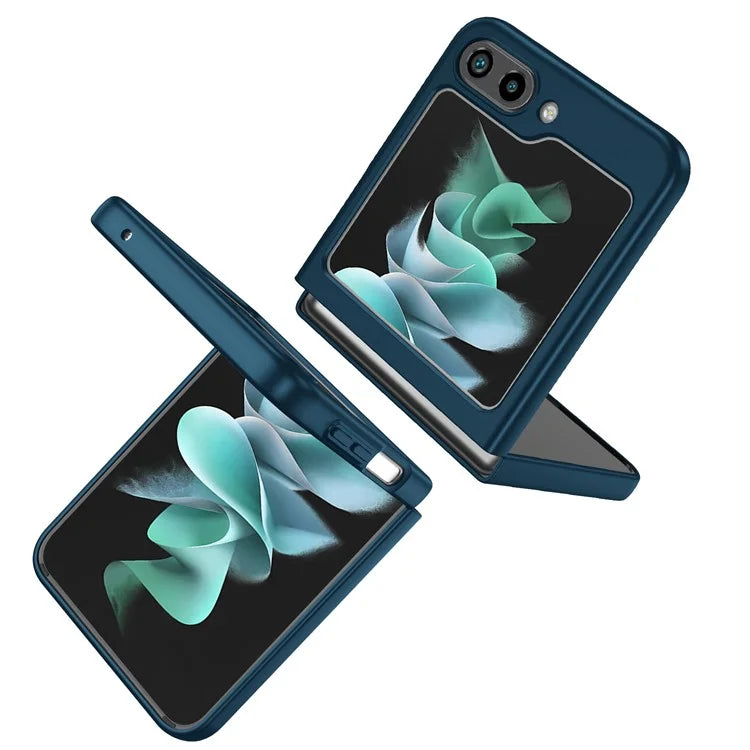 For Samsung Galaxy Z Flip5 5G Hard PC Phone Case Ring Kickstand Cover Support Magnetic Car Mount