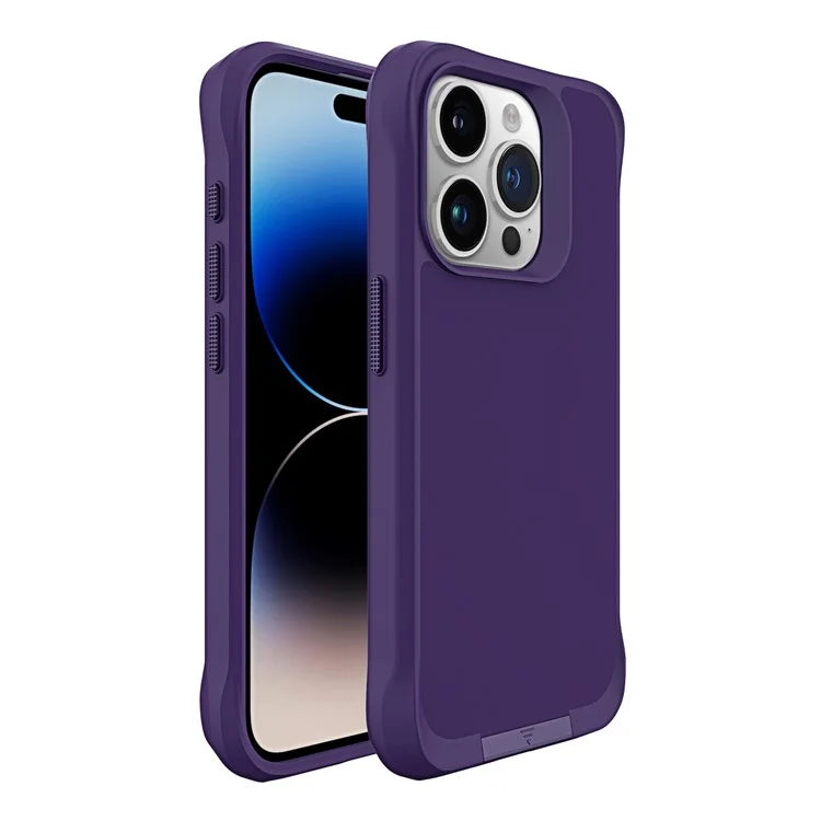 Taurustar Series For iPhone 15 Pro Case Kickstand PC+TPU Cover Compatible with MagSafe Back Shell