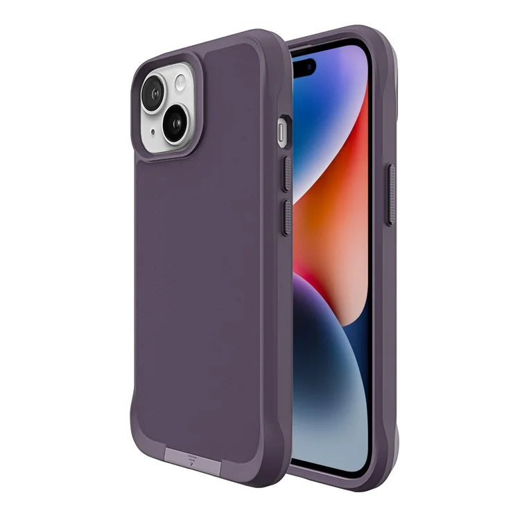 Taurustar Series Kickstand Cover for iPhone 15 Case PC+TPU Phone Shell