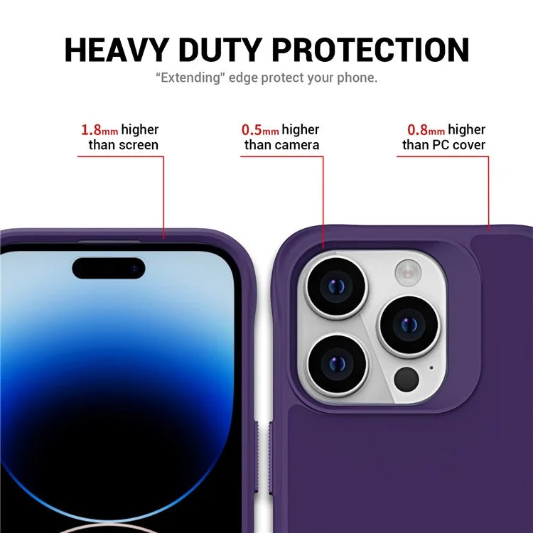 Taurustar Series Kickstand Cover for iPhone 14 Pro Case PC+TPU Phone Shell