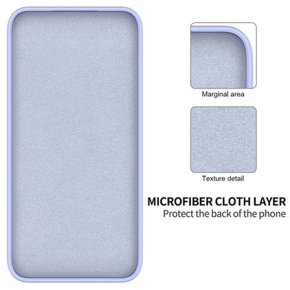 For Samsung Galaxy A25 5G (Global) (161.0 x 76.5 x 8.3mm) Case Liquid Silicone Shockproof Cover with Strap