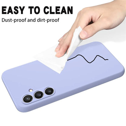 Shockproof Cover for Samsung Galaxy S23 FE Case Soft Lining Liquid Silicone Shell with Strap
