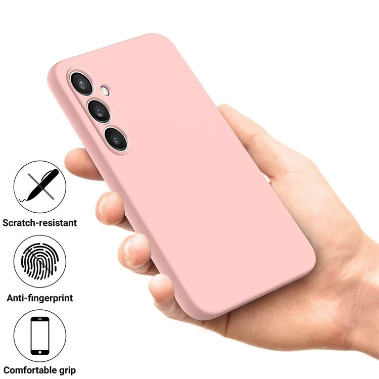 Shockproof Cover for Samsung Galaxy S23 FE Case Soft Lining Liquid Silicone Shell with Strap