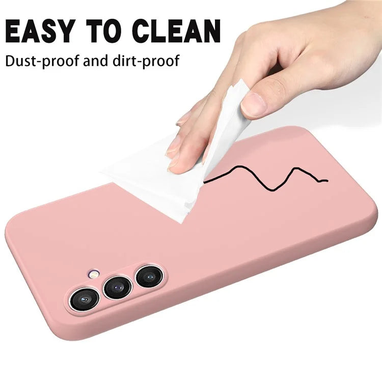 Shockproof Cover for Samsung Galaxy S23 FE Case Soft Lining Liquid Silicone Shell with Strap