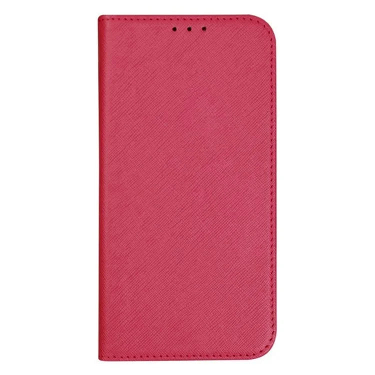 Cross Texture Shell for Samsung Galaxy F34 5G / M34 5G , Phone Case PU Leather Stand Flip Wallet Cover
