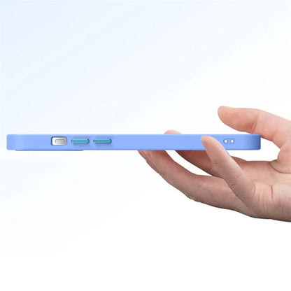 For iPhone 15 Pro Max TPU+Hard PC Metal Button Lens Frame Cover Phone Shell Clear Phone Case