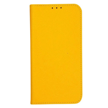 For iPhone 15 Wallet Phone Case PU Leather Cross Texture Stand Magnetic Cover