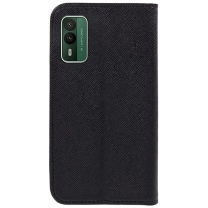 For Nokia XR21 Cross Texture Wallet Phone Shell Magnetic Closing PU Leather Stand Cover