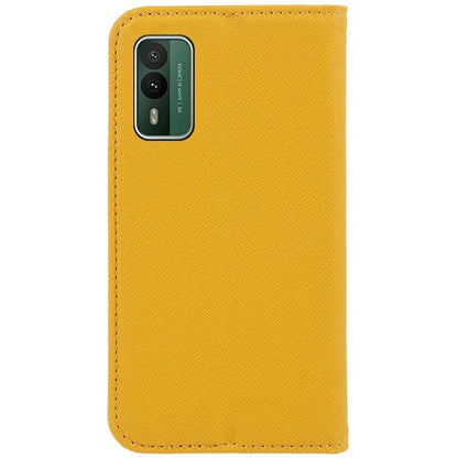 For Nokia XR21 Cross Texture Wallet Phone Shell Magnetic Closing PU Leather Stand Cover