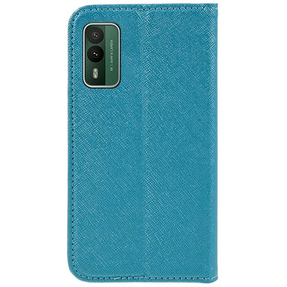 For Nokia XR21 Cross Texture Wallet Phone Shell Magnetic Closing PU Leather Stand Cover