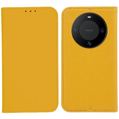 For Huawei Mate 60 PU Leather Wallet Stand Case Shockproof Cross Texture Phone Cover