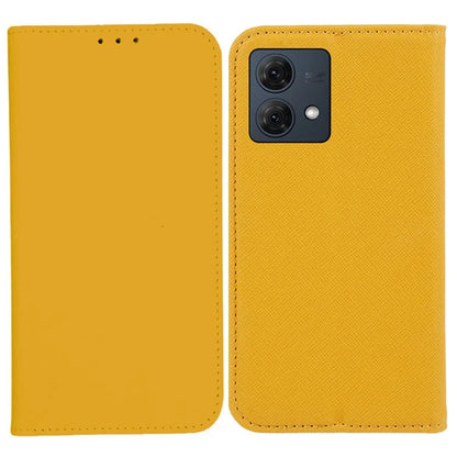 For Motorola Moto G84 5G Cross Texture Phone Cover Shockproof Leather Wallet Stand Case