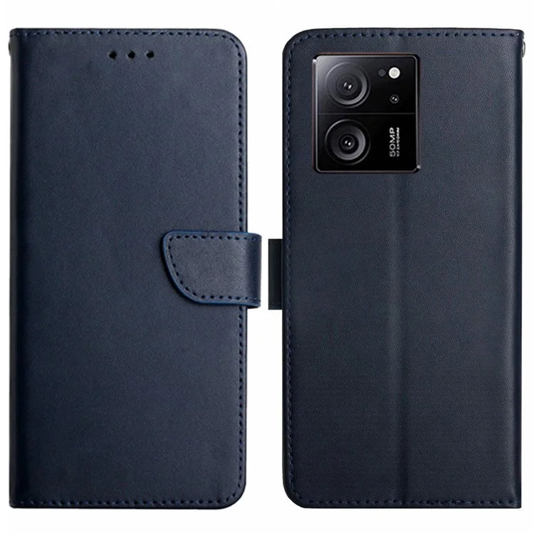 HT02 For Xiaomi 13T Pro / 13T Case Wallet Genuine Cow Leather Phone Cover Shell
